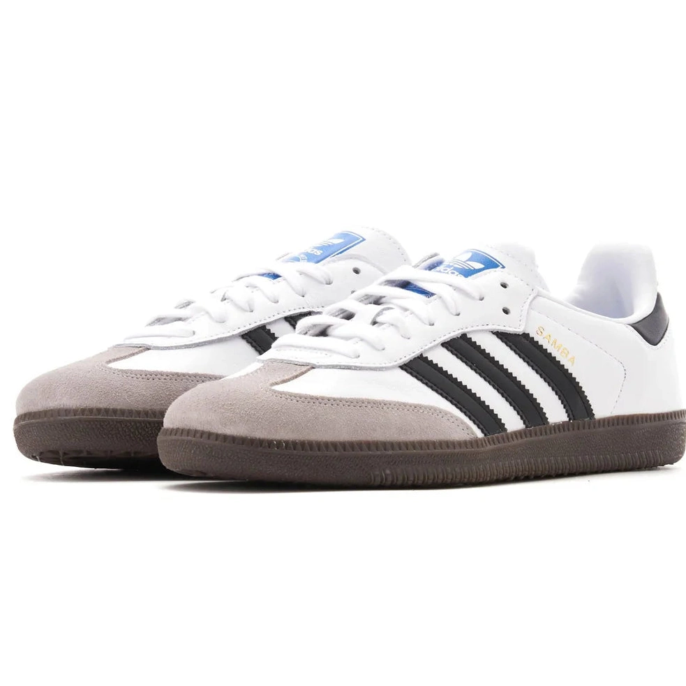 'White adidas Samba Gum' OG Black 0613
